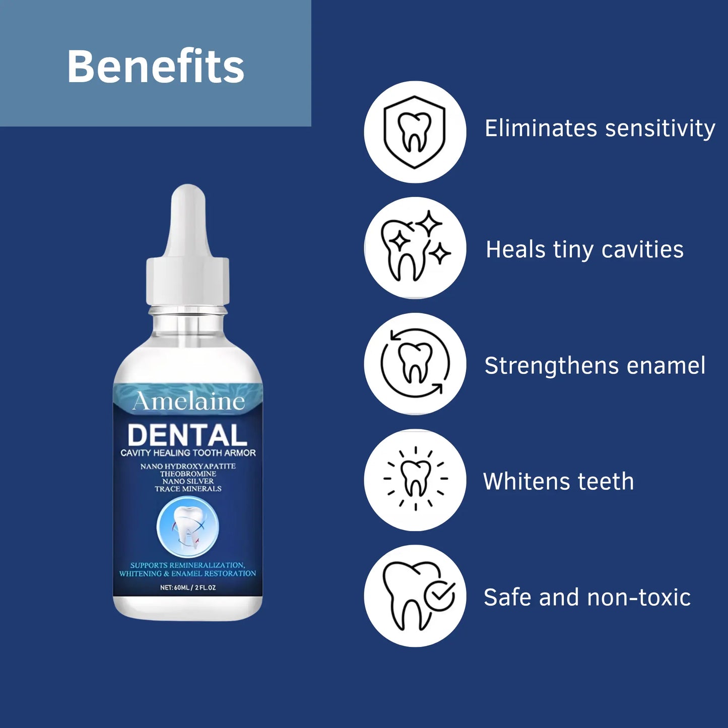 Amelaine™ Enamel Repair & Tooth Sensitivity Serum